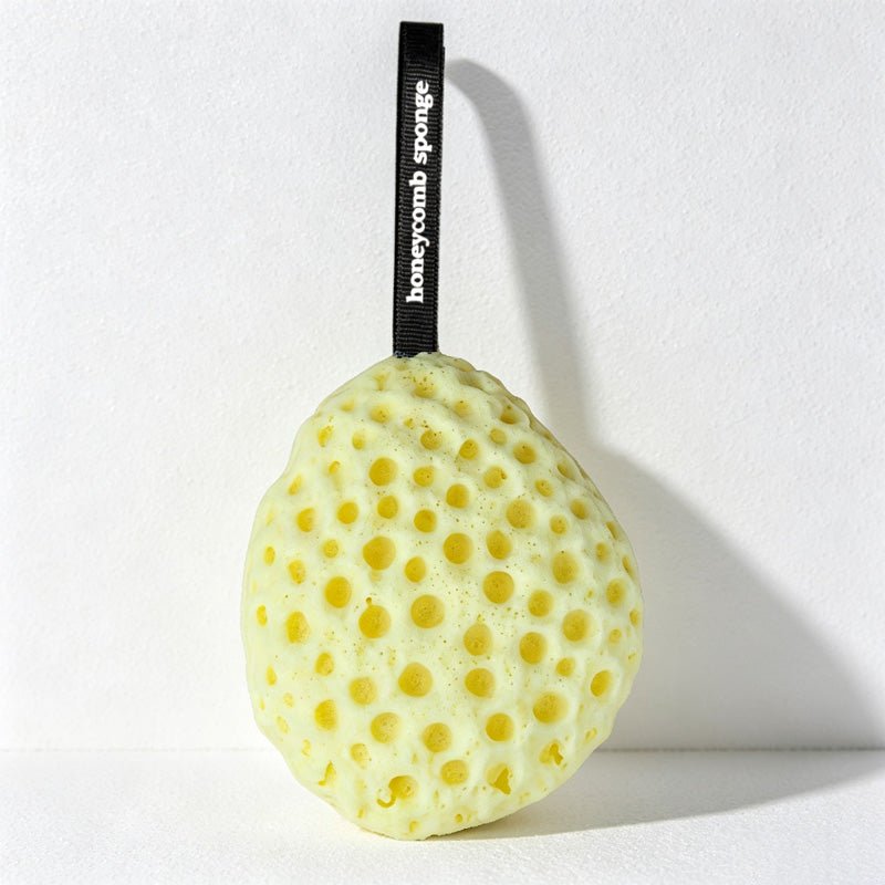Teuke Home Round Honeycomb Bath Sponge - Colorful Hanging Scrubber