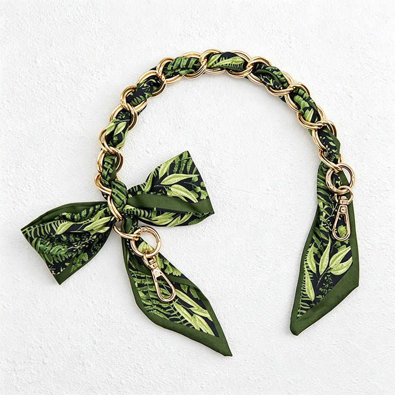 Teuke Home 16.54'' Green Series Pattern Bow Chain Bag Strap - Everyday Accent