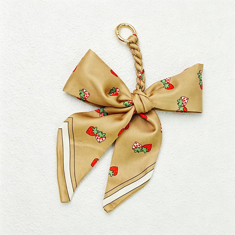 Teuke Home Long Tail Bow Bag Charm - Soft Bag Accent