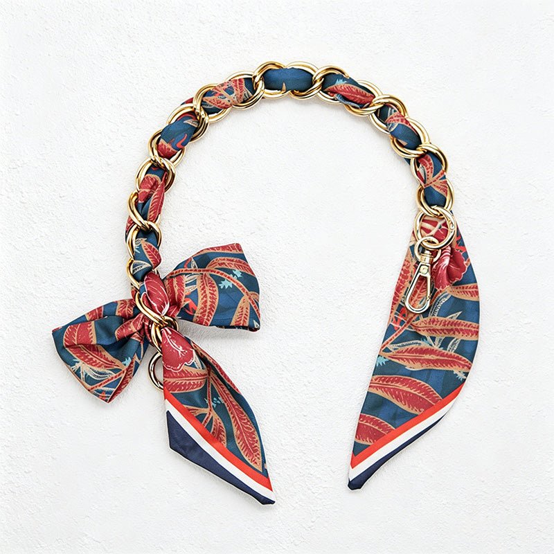 Teuke Home 16.54’’ Printed Bow Chain Bag Strap - Soft Accent