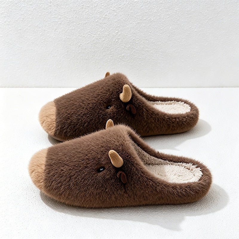 Teuke Home Plush Slippers - Indoor Comfort Slides