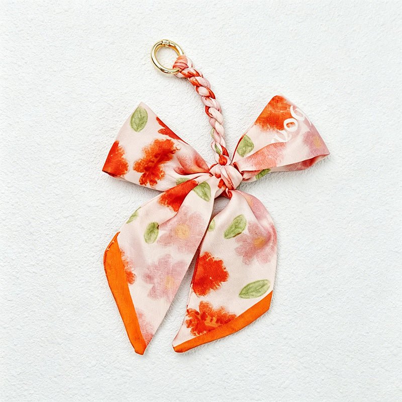 Teuke Home Red Series Bow Bag Charm - Soft Bag Accent