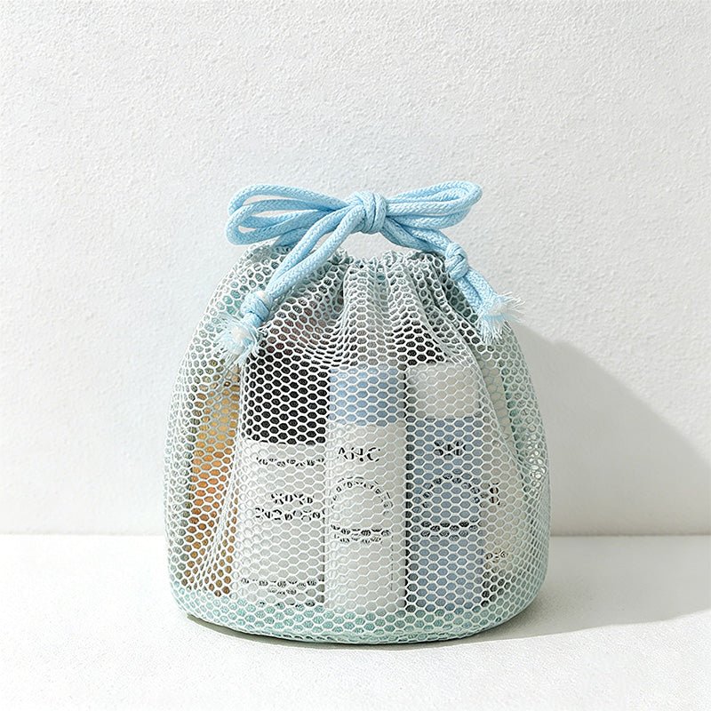 Teuke Home Mesh Drawstring Storage Pouch - Home Organizer