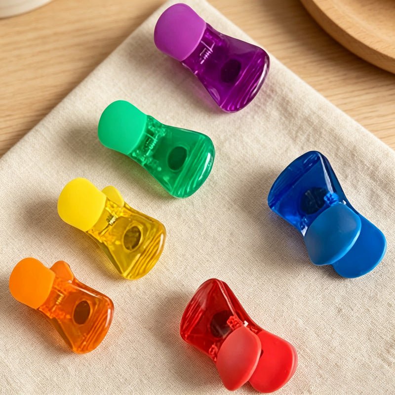 Teuke Home Random Color Sealing Clip 6PCS Set - Everyday Use Accent