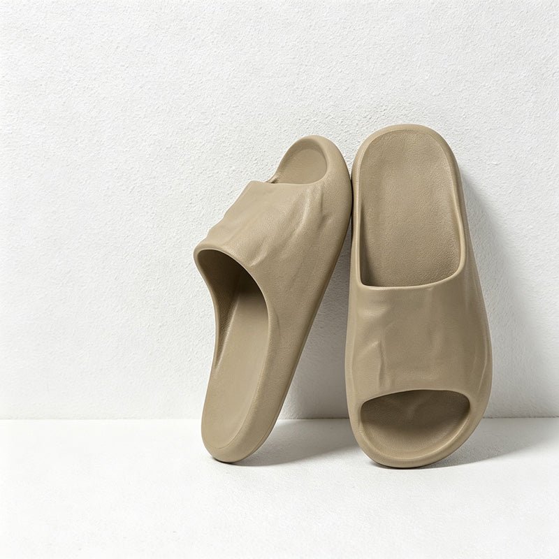 Teuke Home Smooth Round Home Slippers - Cozy Corner Accent