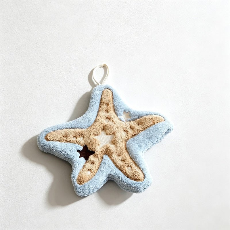 Teuke Home Hanging Shell Starfish Hanging Towel - Practical Room Accent