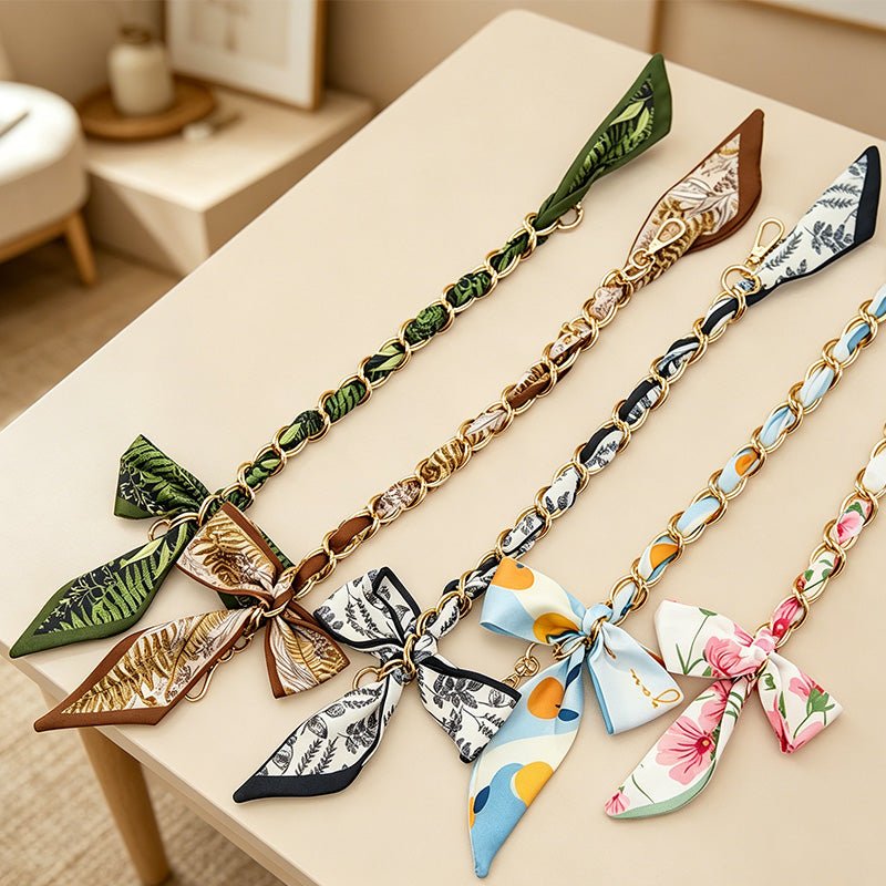 Teuke Home 16.54’’ Ribbon Bow Chain Bag Strap - Everyday Accent