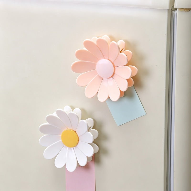 Teuke Home 6-in-1 Daisy Sealing Clips Removable Petal Food Bag Clips - Simple Daily Essential