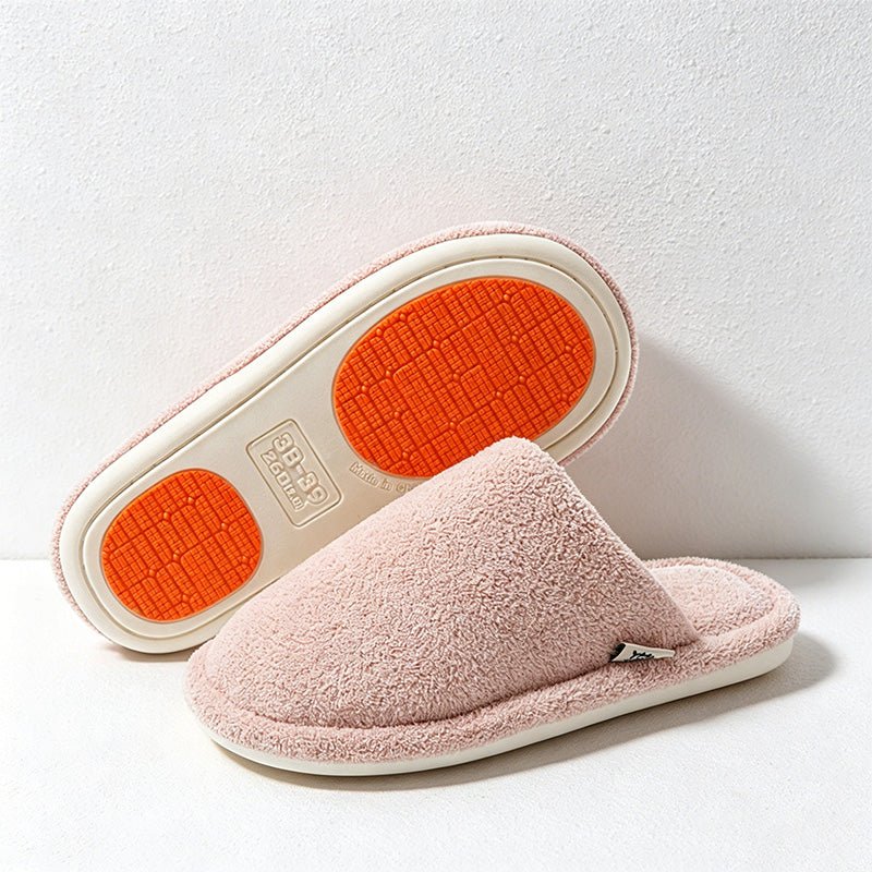 Teuke Home Fluff Open Toe House Slippers - Indoor Comfort Slides