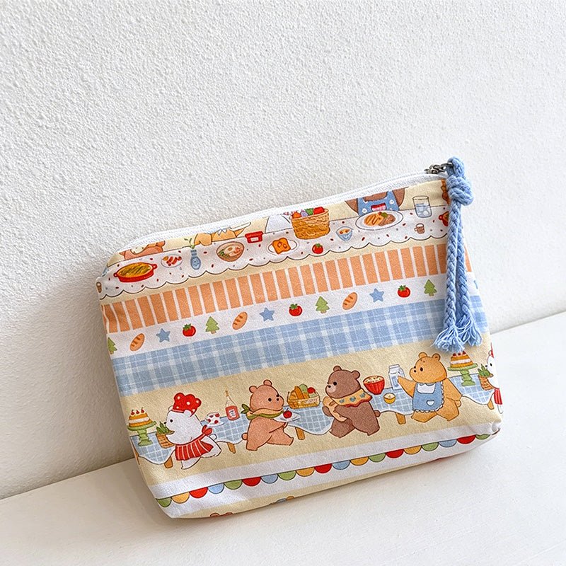 Teuke Home Mini Cosmetic Bag Coin Purse - Small Storage Accent