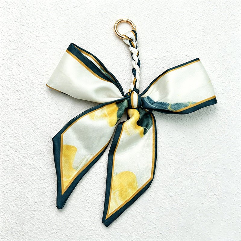 Teuke Home Long Tail Bow Bag Charm - Soft Bag Accent