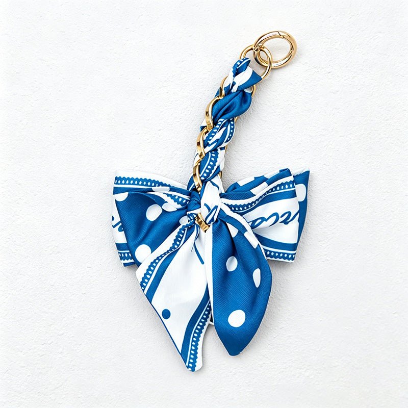 Teuke Home 6.69'' Blue Series Soft Bow Chain Bag Extender - Bag Accent