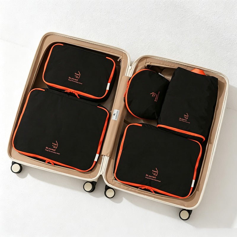 Teuke Home 5PCS Compartment Tote Organizer Bag Set- Warm Room Detail