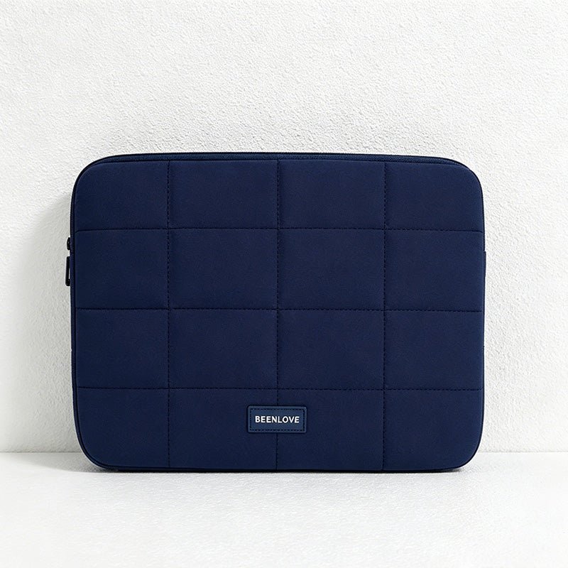 Teuke Home Quilted Laptop Sleeve Pouch - Desk Storage Accent