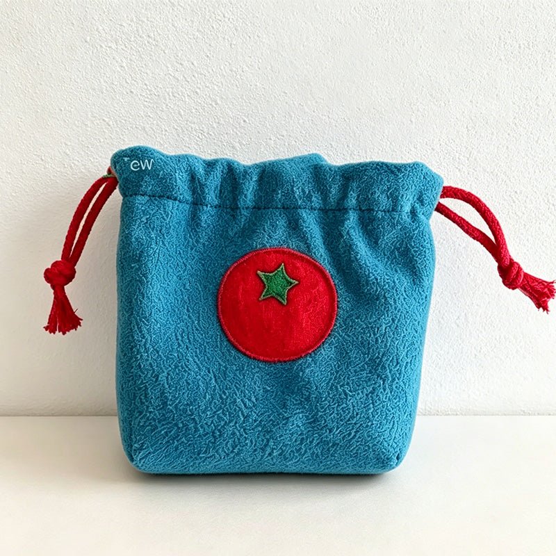 Teuke Home Fruit Accent Drawstring Pouch - Small Storage Helper