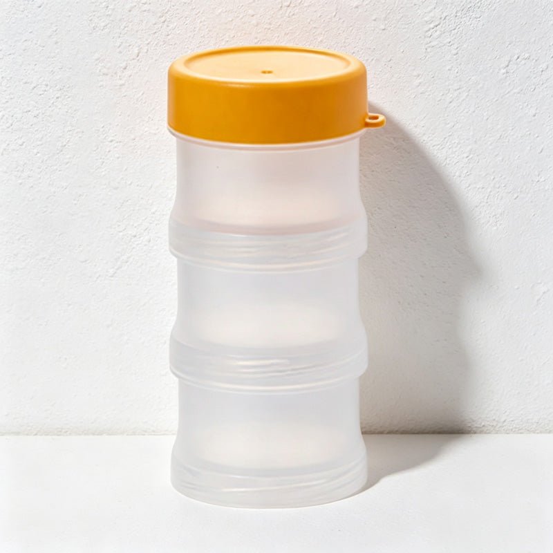 Teuke Home Round Transparent Pill Organizer Box - Easy Storage Accent