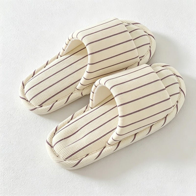 Teuke Home Textured Slides Home Slippers - Practical Room Accent