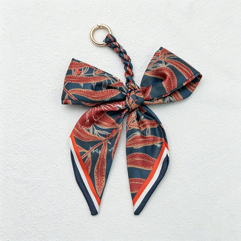 Teuke Home Red Series Bow Bag Charm - Soft Bag Accent