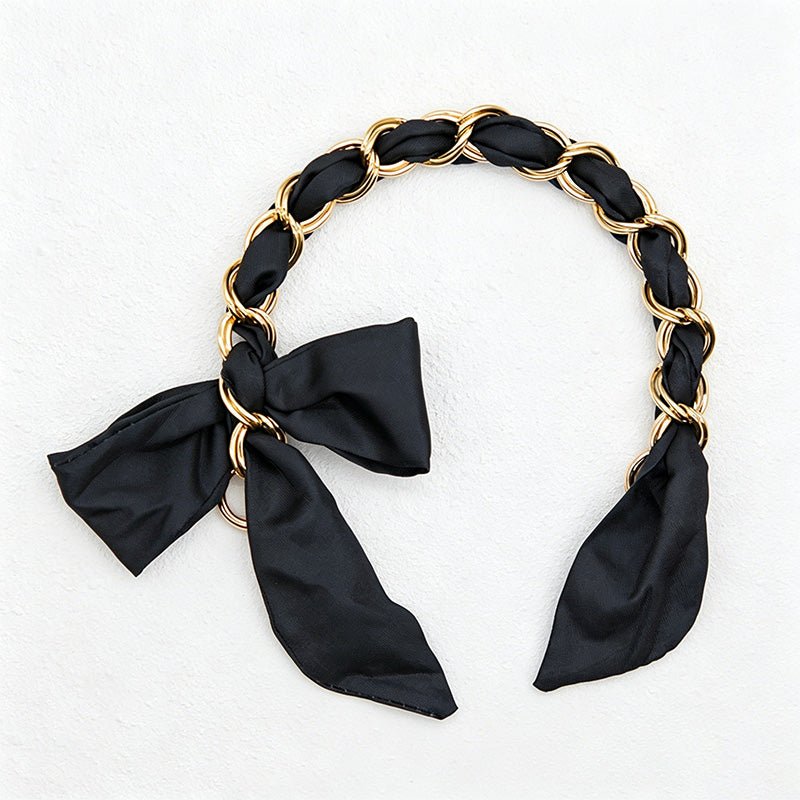 Teuke Home 16.54'' Pattern Bow Chain Bag Strap - Everyday Accent