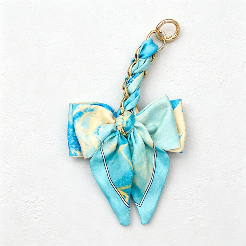 Teuke Home 6.69'' Blue Series Soft Bow Chain Bag Extender - Bag Accent