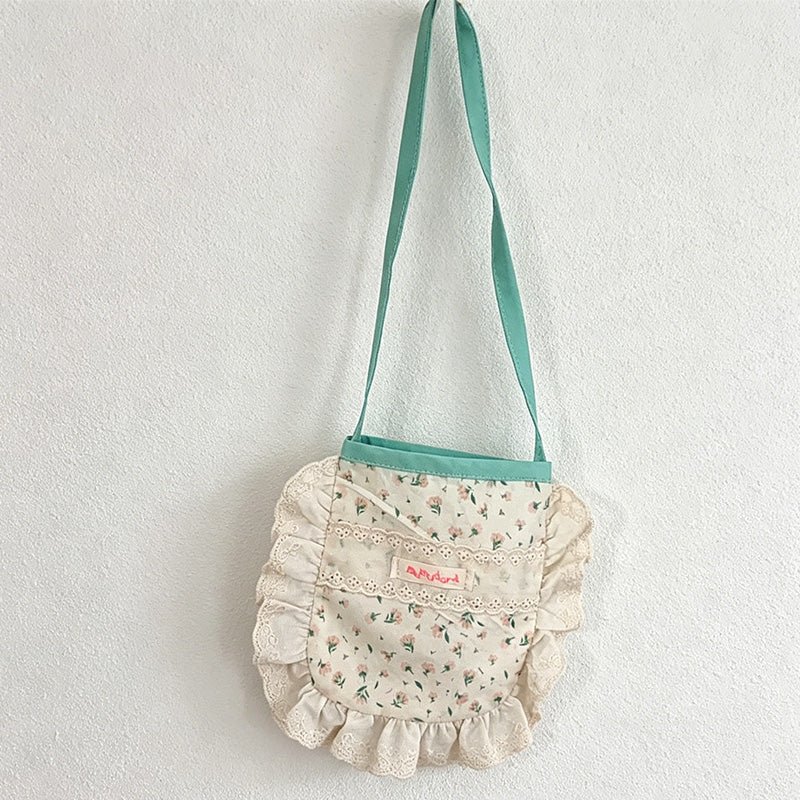 Teuke Home Frill Edge Drawstring Backpack - Soft Room Accent