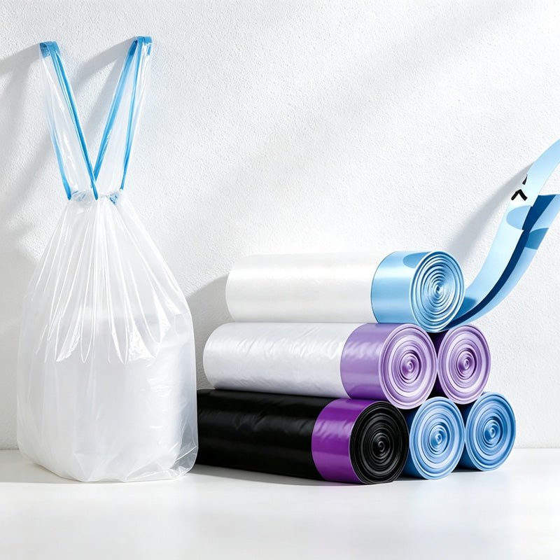 Teuke Home Drawstring Black Bin Drawstring Waste Bag - Warm Room Detail (MK2PPAS6H16TW16)