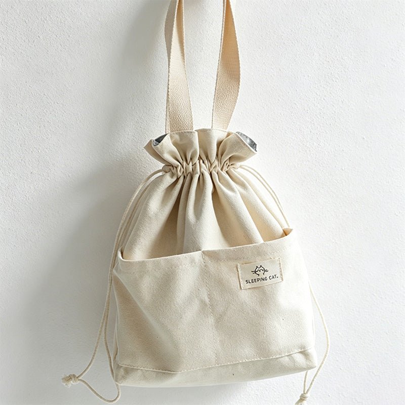 Teuke Home Drawstring Shopping Tote Bag - Everyday Storage Accent