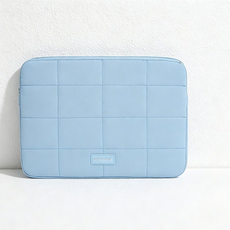 Teuke Home Quilted Laptop Sleeve Pouch - Desk Storage Accent