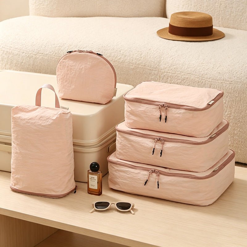 Teuke Home 5PCS Compartment Tote Organizer Bag Set- Warm Room Detail