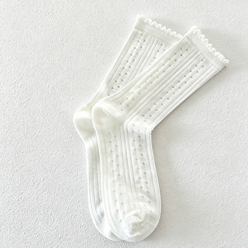 Teuke Home Textured Soft Rib Textured Hosiery - Small Space Helper