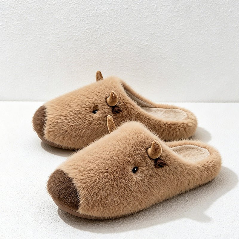 Teuke Home Plush Slippers - Indoor Comfort Slides