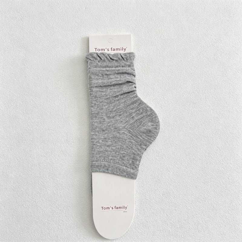 Teuke Home Ribbed Neutral Textured Hosiery - Easy Storage Accent