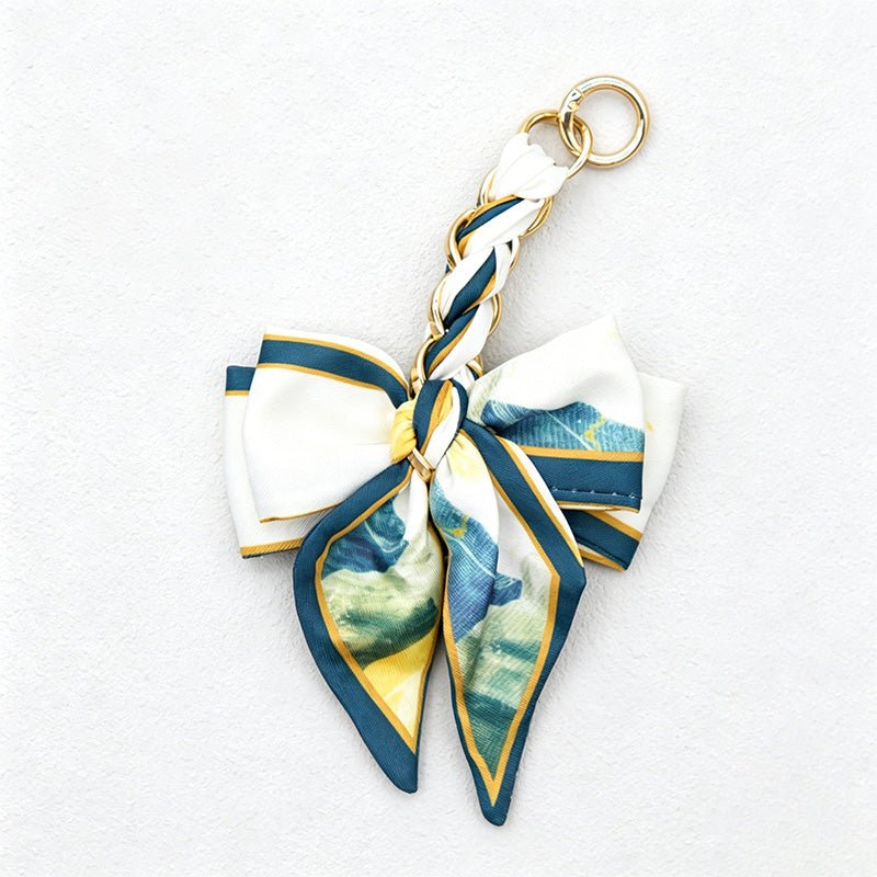 Teuke Home 6.69’’ Leaf Pattern Bow Bag Extender - Bag Accent