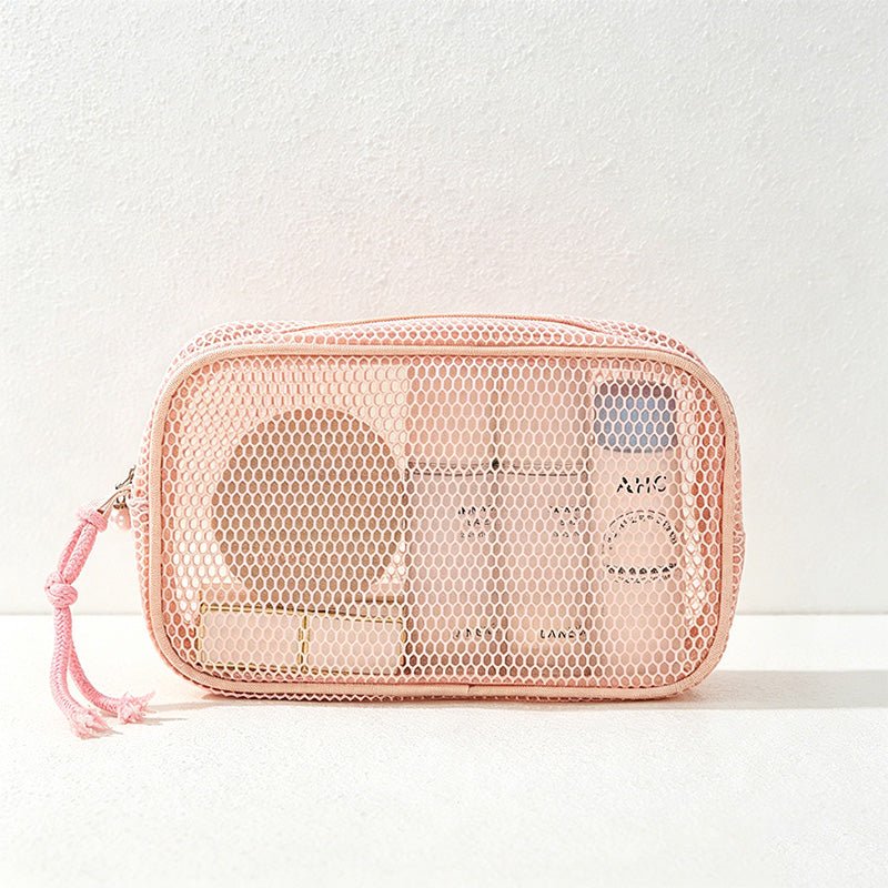 Teuke Home Mesh Square Cosmetic Pouch - Home Organizer