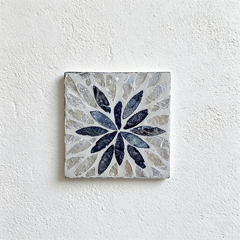 Teuke Home Shell Coaster - Natural Mother of Pearl Decor