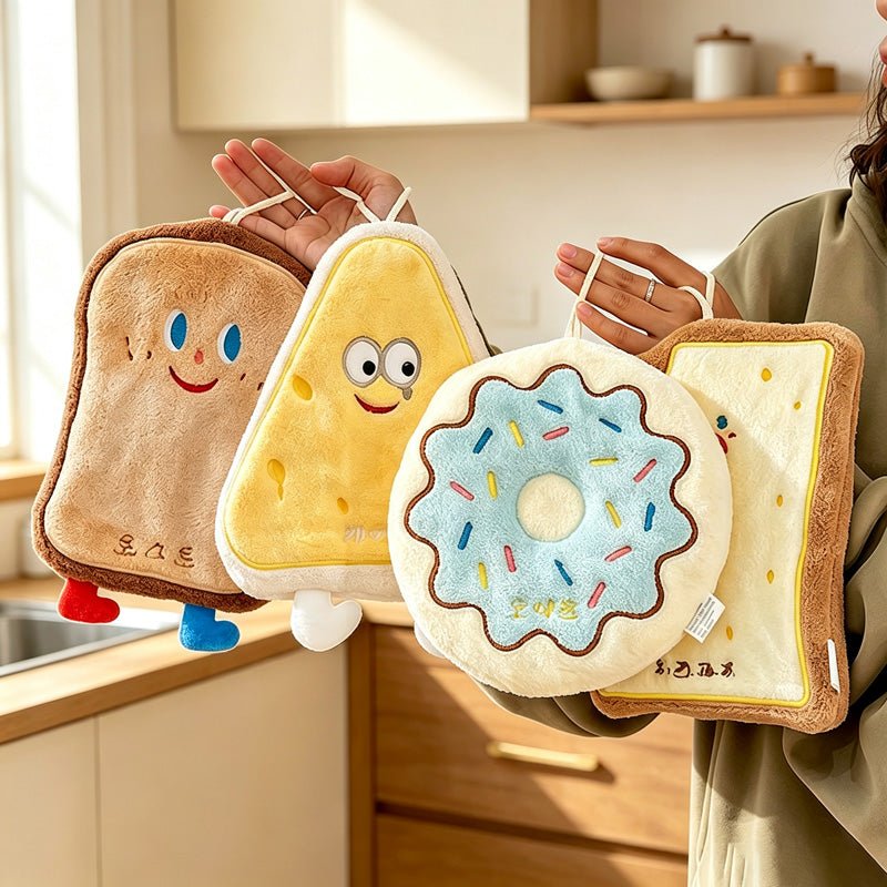 Teuke Home Hanging Toast Cheese Hanging Towel - Gentle Display Piece