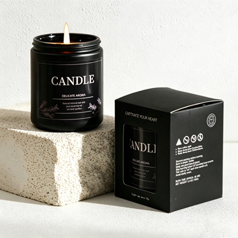 Teuke Home English Pear & Freesia Scent Glass Jar Candle - Small Space Helper
