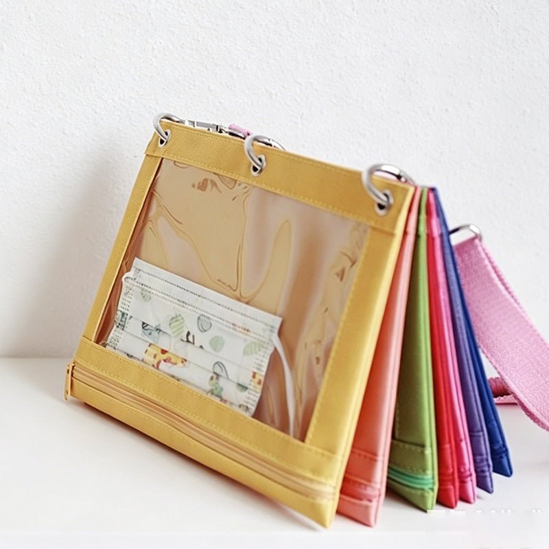 Teuke Home Rainbow Seven-Color Toiletry Bag Set- Colorful Storage Pouch