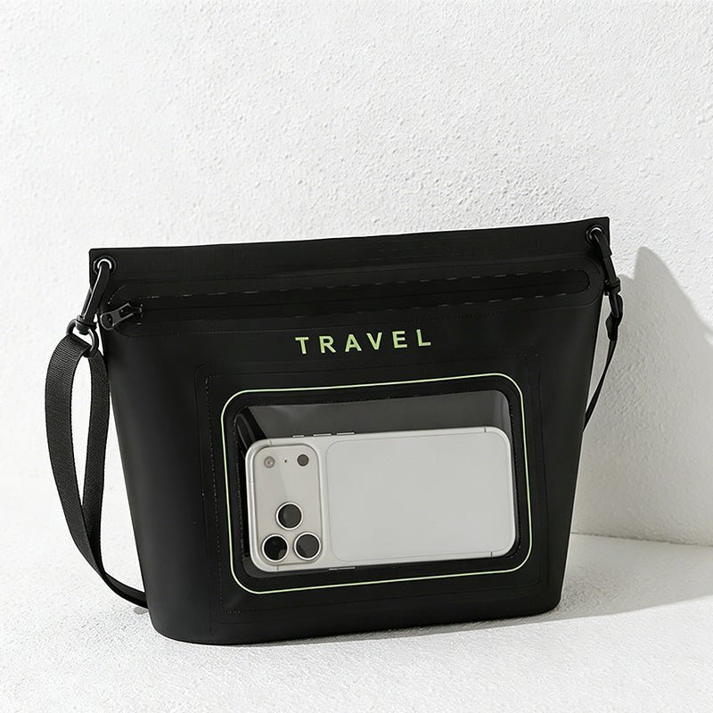 Teuke Home Waterproof Window Crossbody Pouch - Poolside Storage Accent