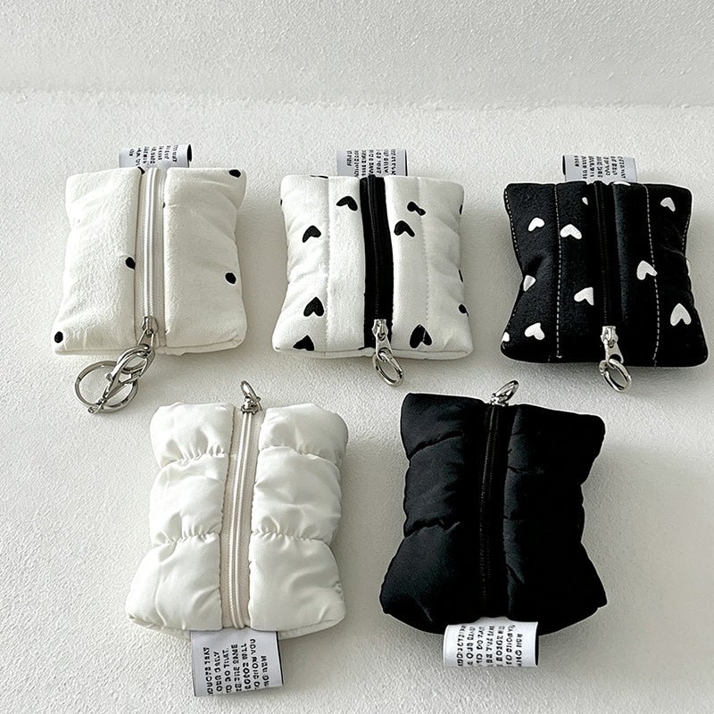 Teuke Home Textured Fabric Pouch Organizer Bag - Simple Daily Essential