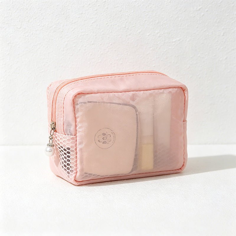 Teuke Home Mesh Small Cosmetic Pouch - Home Organizer