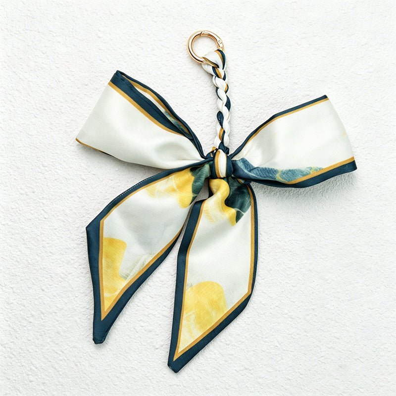 Teuke Home Green Series Bow Bag Charm - Soft Bag Accent