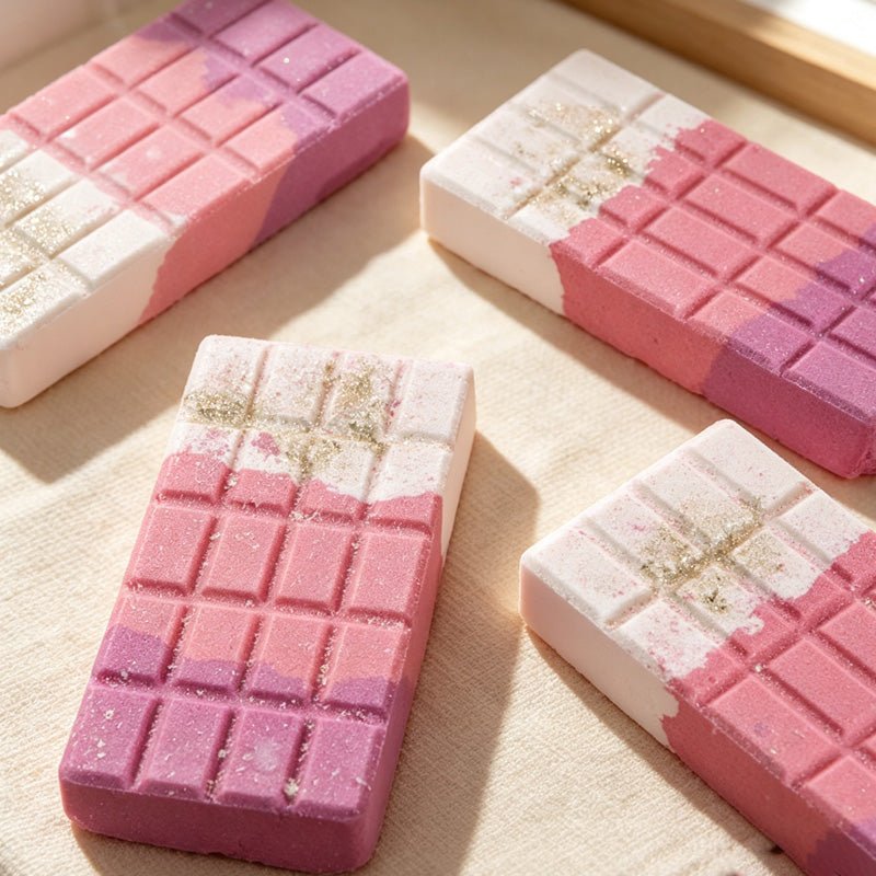 Teuke Home Rectangular Bath Salt Block - Floral Layered Soak