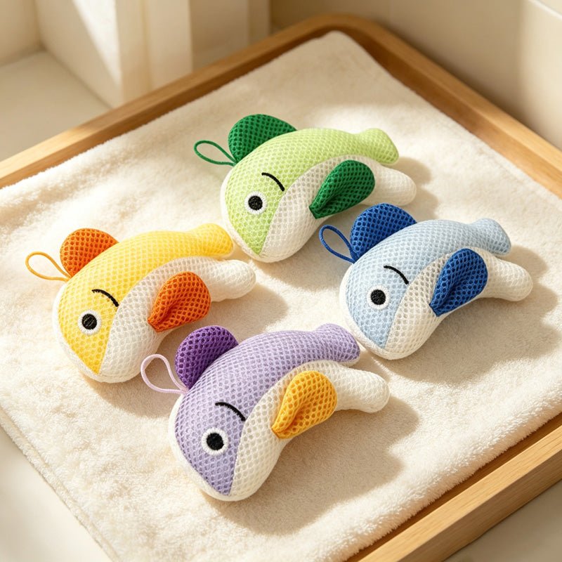 Teuke Home Animal Bath Sponge - Fish Turtle Goose Scrubbers