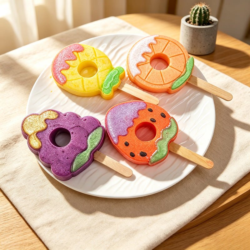 Teuke Home Fruit Pop Bath Bomb - Playful Shaped Soak