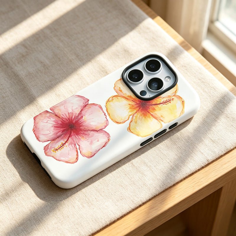 Teuke Home iPhone 17 Series Floral Phone Case - Watercolor Flower Pattern Cover