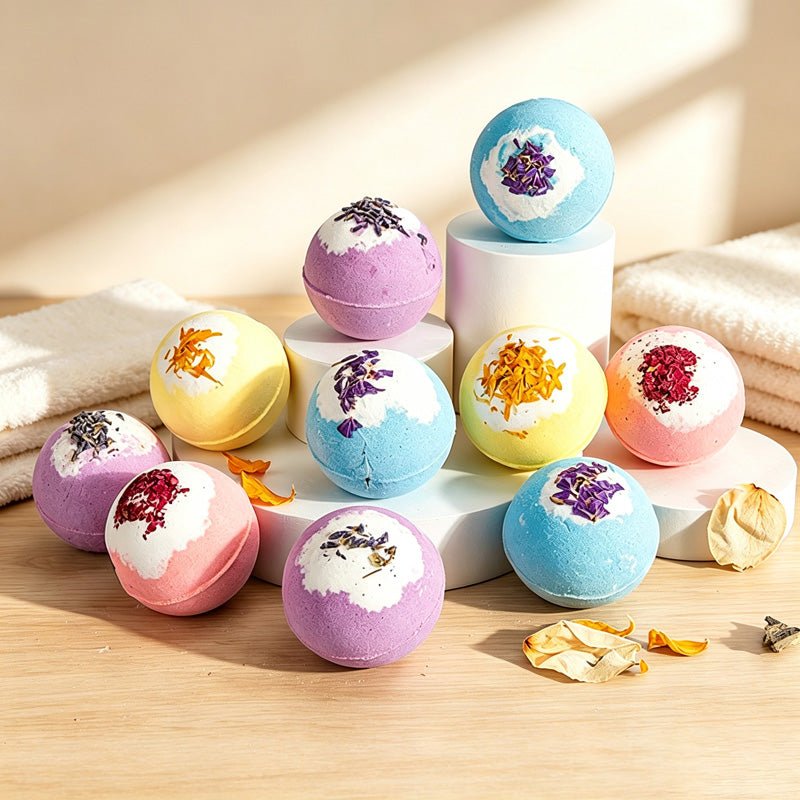 Teuke Home Botanical Bath Bomb - Assorted Scented Color Sphere