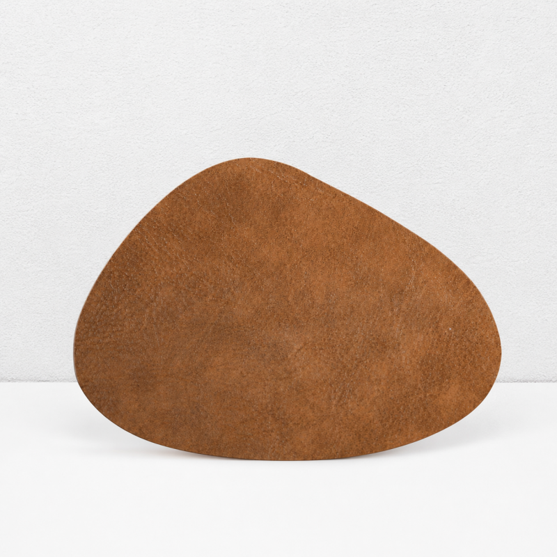 Teuke Home Teardrop PU Leather Coaster - Waterproof Table Mat