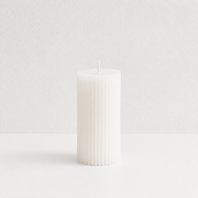 Teuke Home Nordic Scented Pillar Candle - Soy Blend Traditional Decor