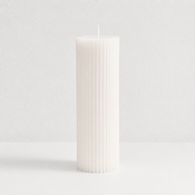 Teuke Home Nordic Scented Pillar Candle - Soy Blend Traditional Decor